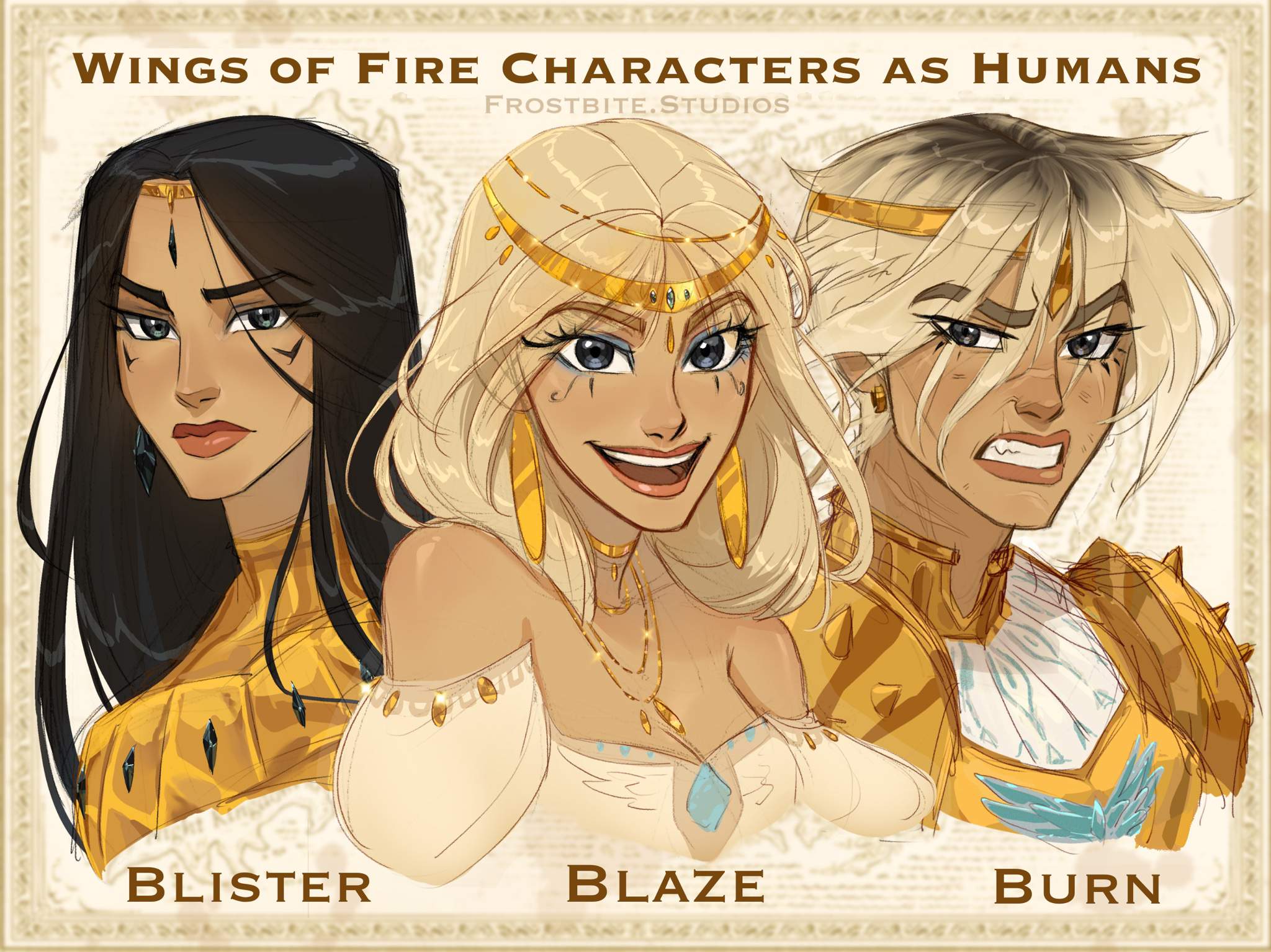 🐪 Human Blister, Burn, and Blaze!🐪 Wings Of Fire Amino.
