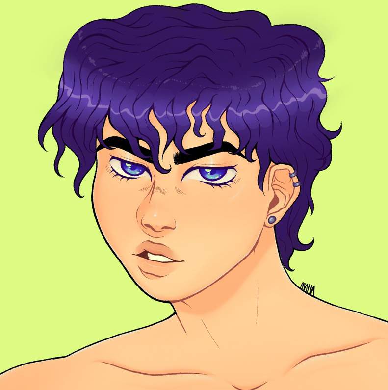 Featured image of post The Best 16 Josuke Fanart Hair Down