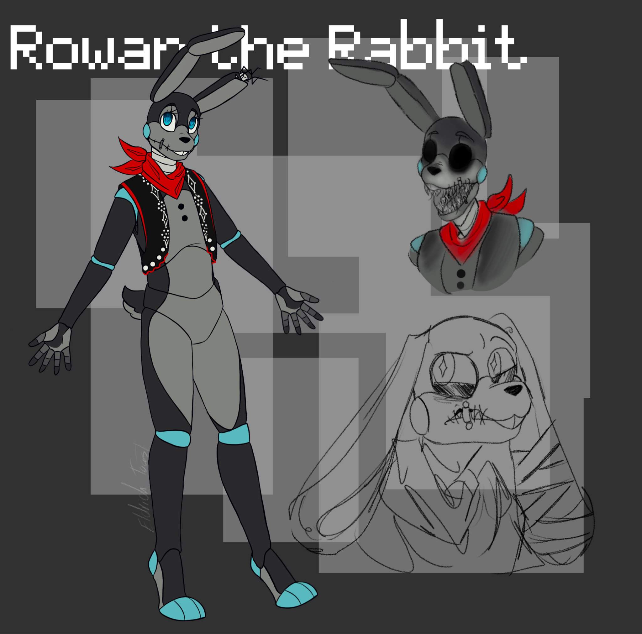 Name Rowan Species Rabbit Style of animatronic n/a, but a hybrid between ro...