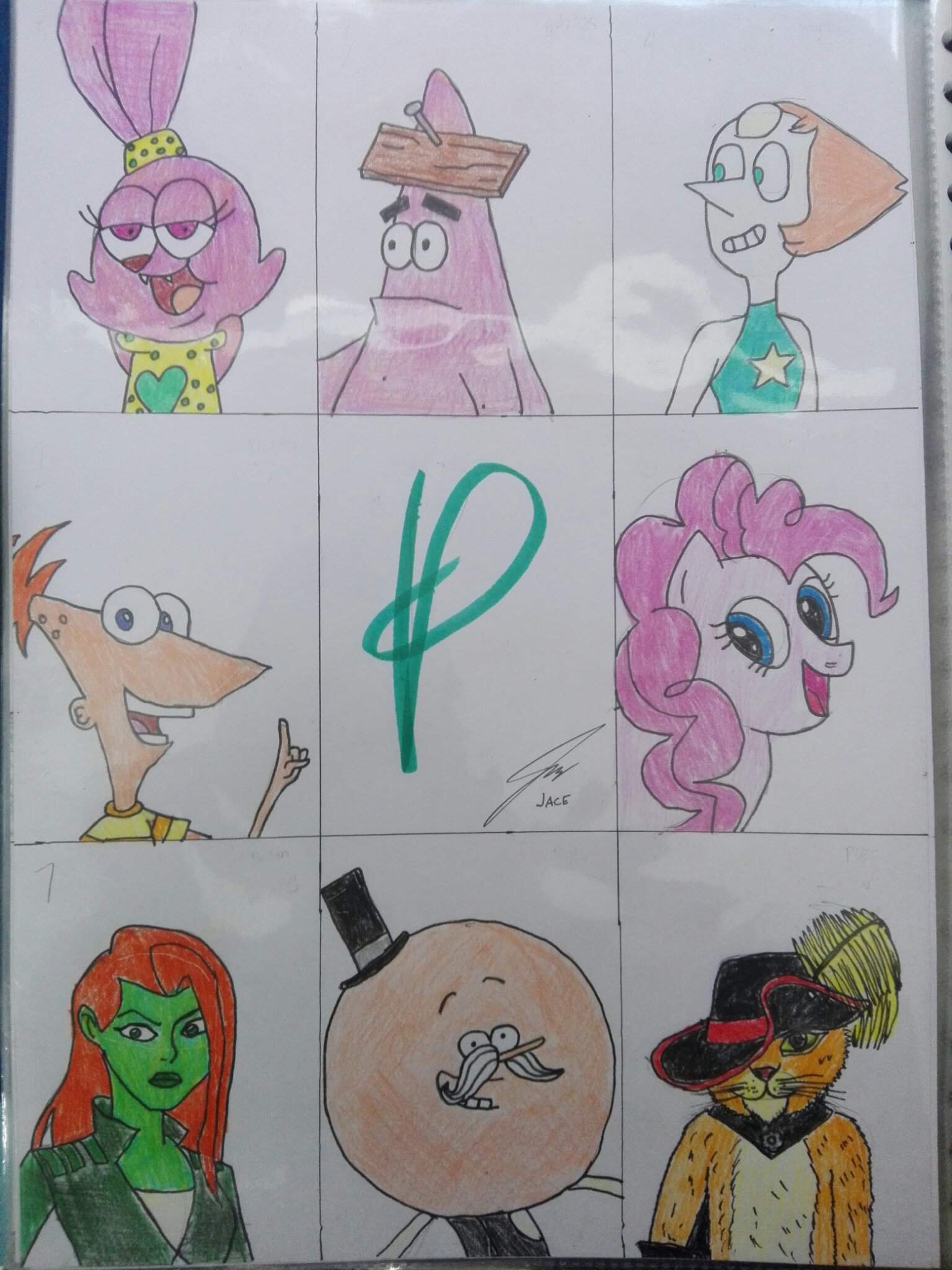 Character Alphabet: P | Cartoon Amino Character Alphabet: P | Cartoon Amino