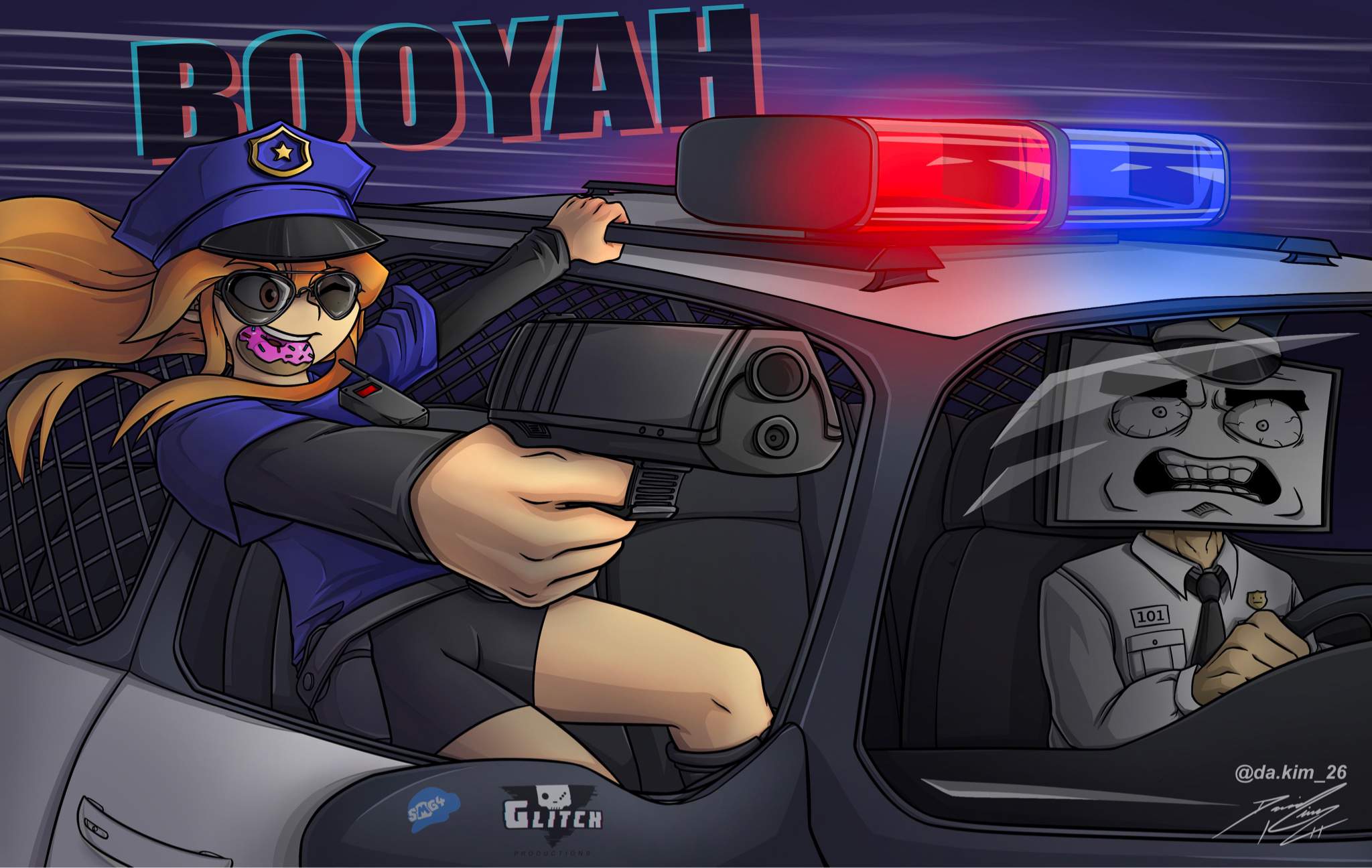 Officer Meggy And Mr Hall Monitor Smg4 Amino 2480