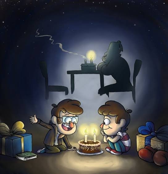 Cumpleaños dimensional╎𝐓𝐰𝐨𝐬𝐡𝐨𝐭 Gravity Falls Amino •Español• Amino