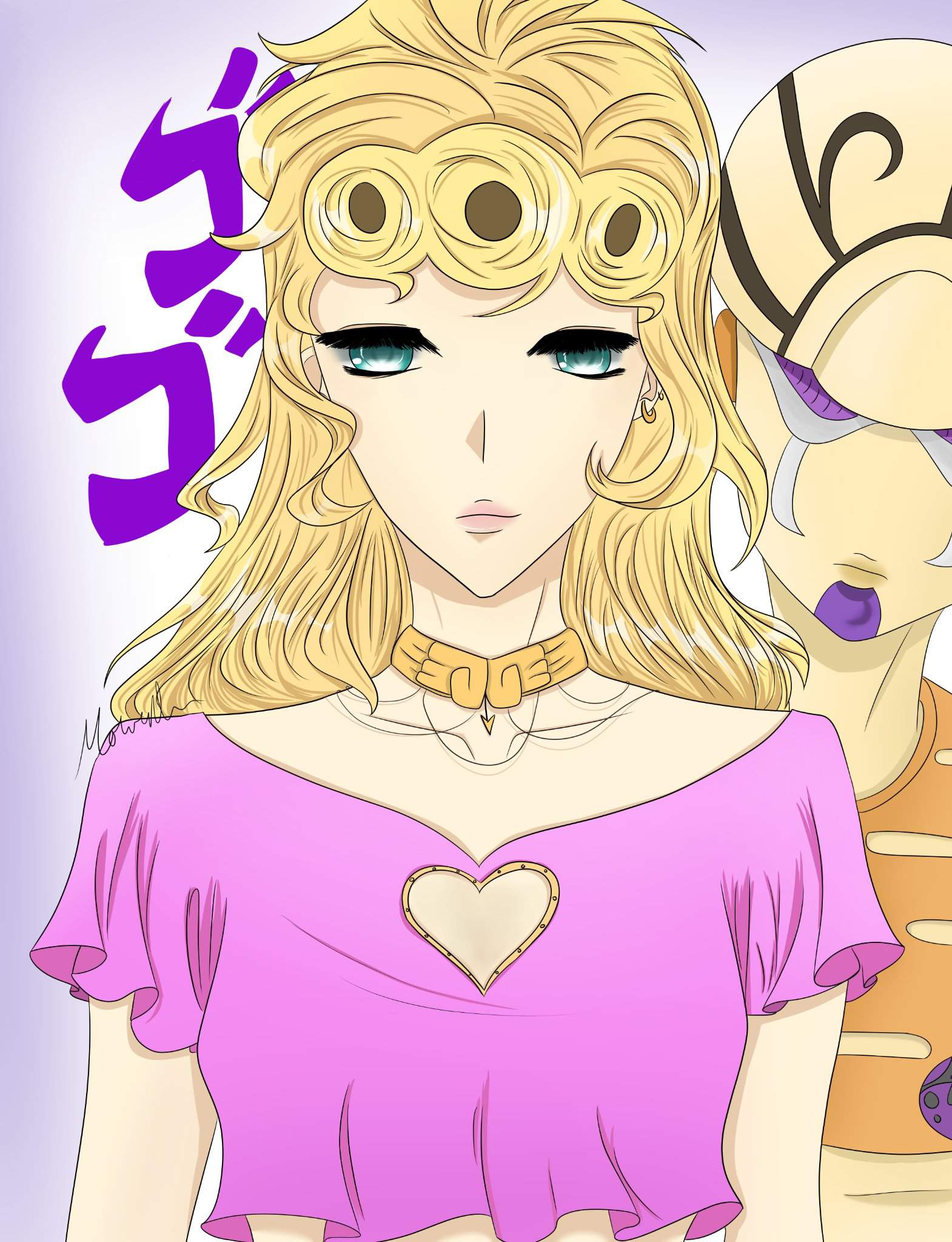 Female Giorno Fanart 