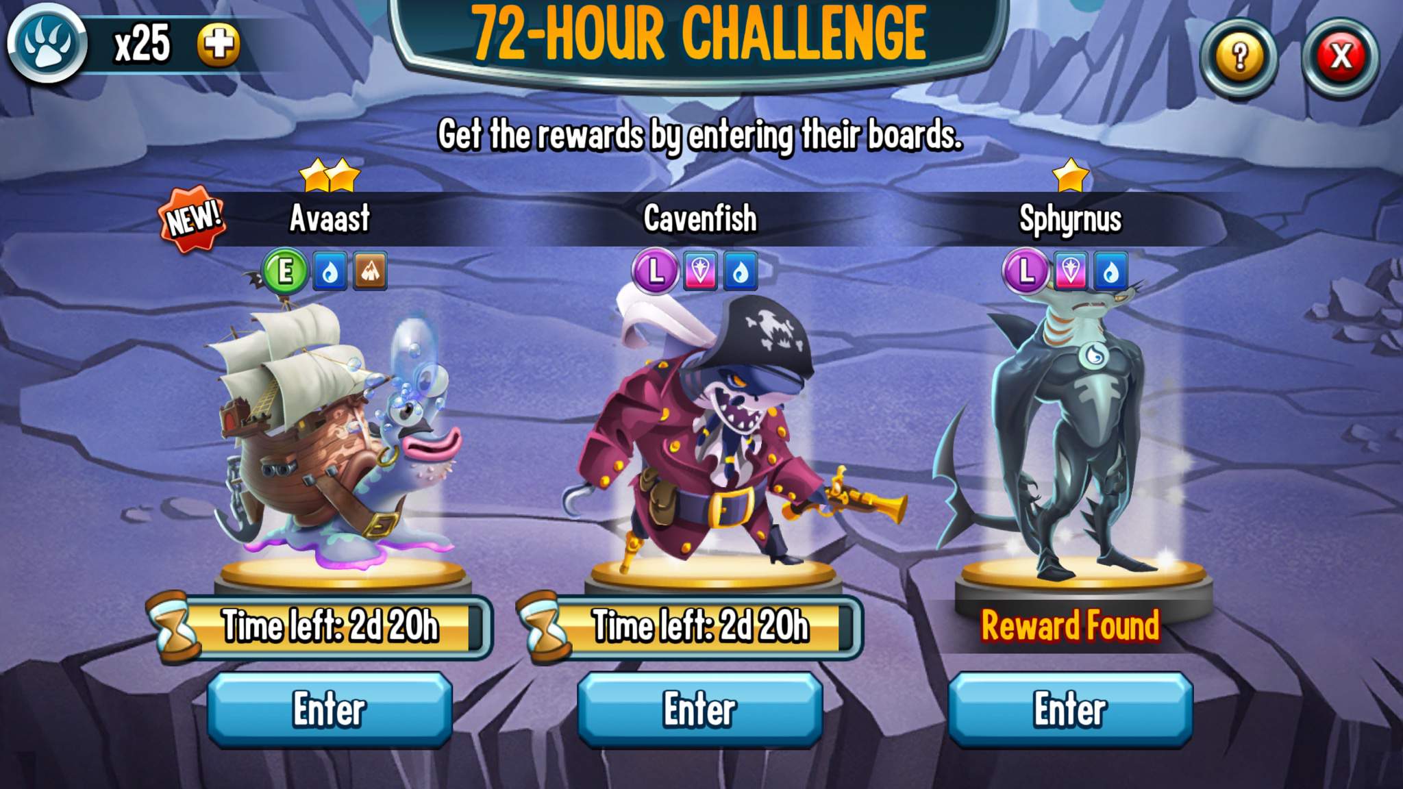monster legends how to always win on the 72 hour challenges