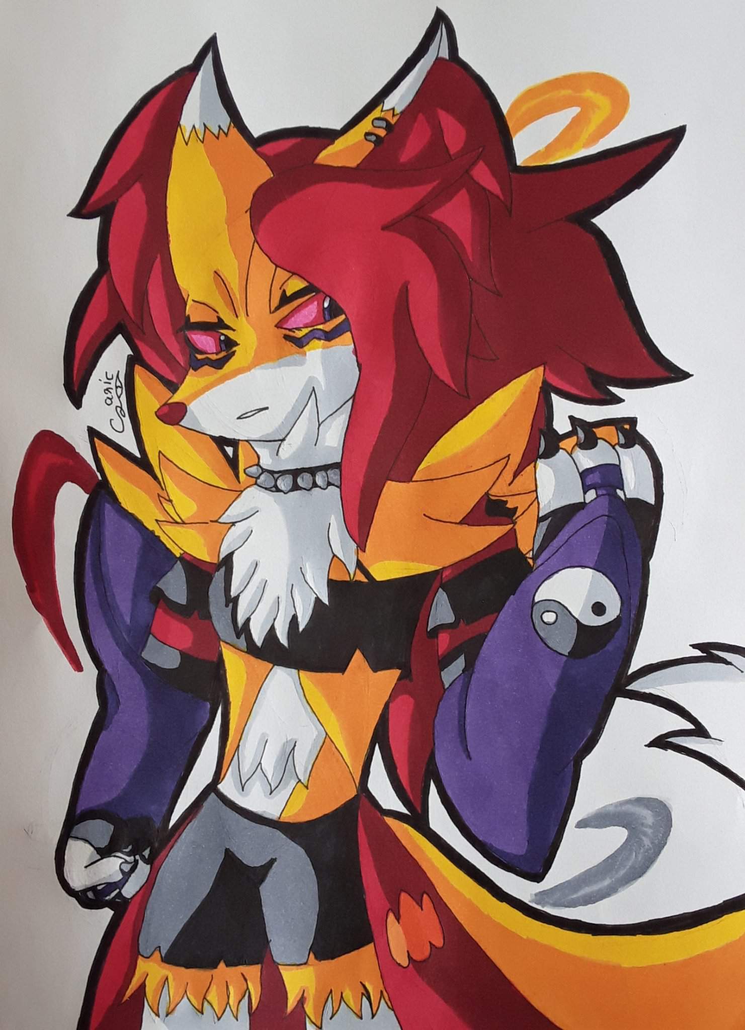 Delphox Loona Vivzmind Renamon Deloonamon Vivzmind Furry Amino