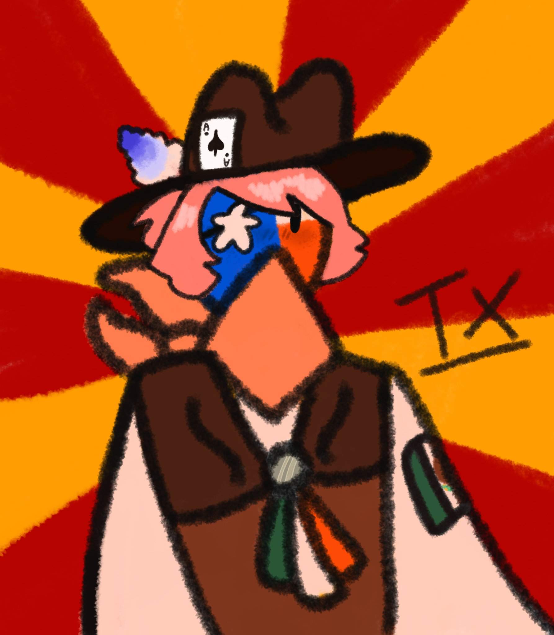 i-drew-him-as-a-cowboy-because-that-s-definitely-what-we-all-are-yes