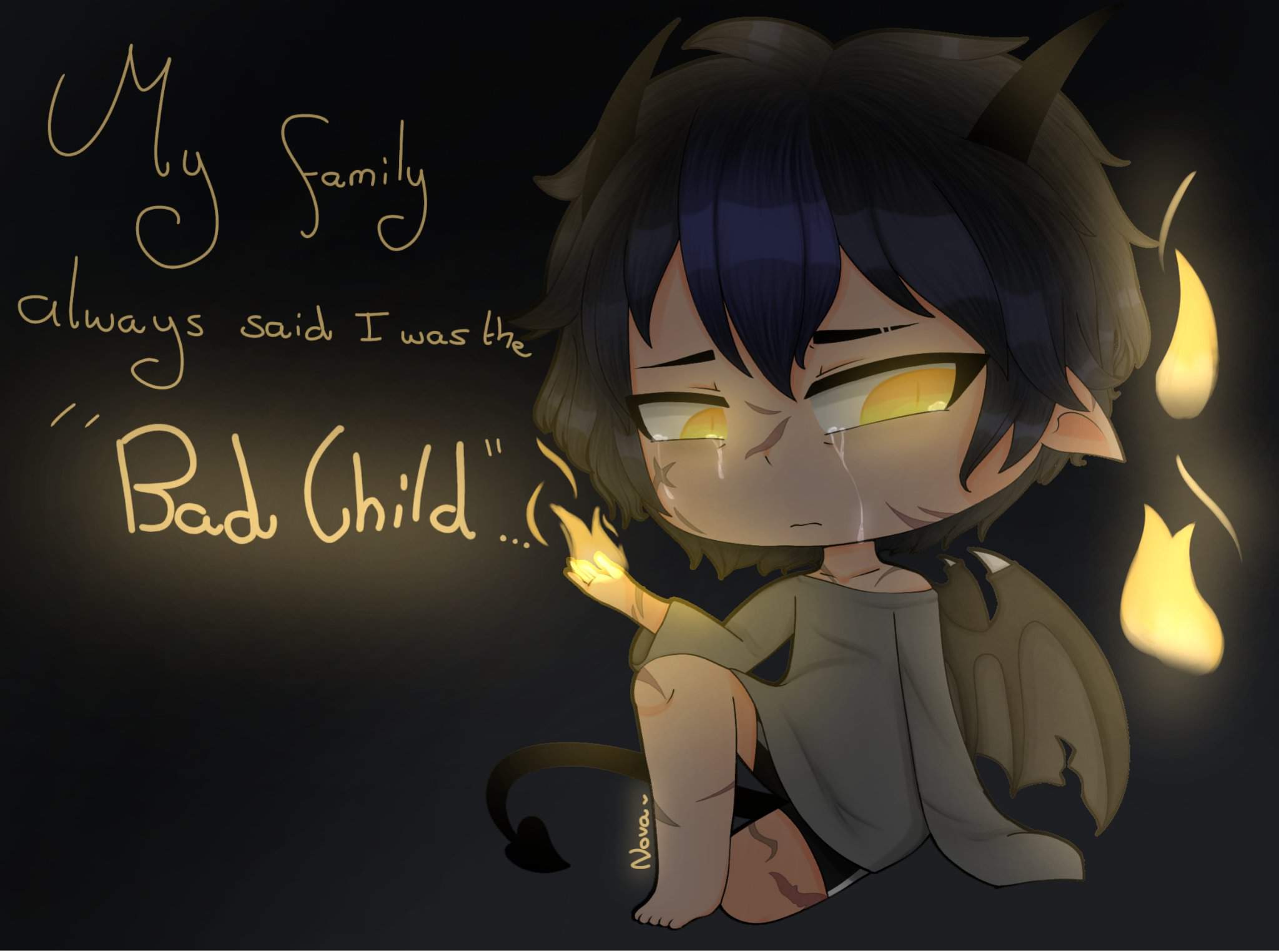 Sad Incubus Ein hours//Gacha life edit | Aphmau Amino