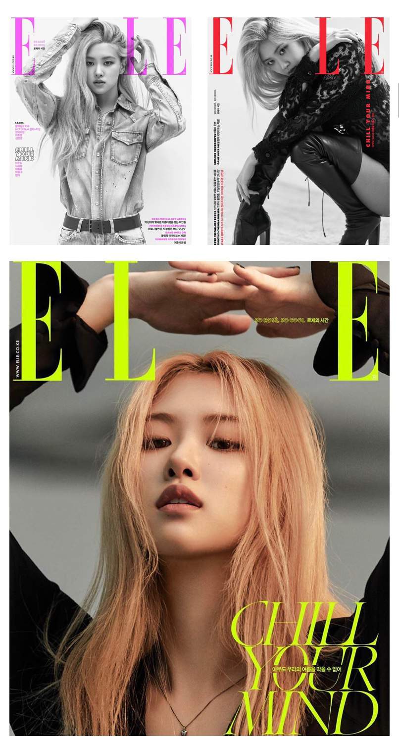 Elle Korea July 2020 Rosé As Ysl Saint Laurent Global Ambassador