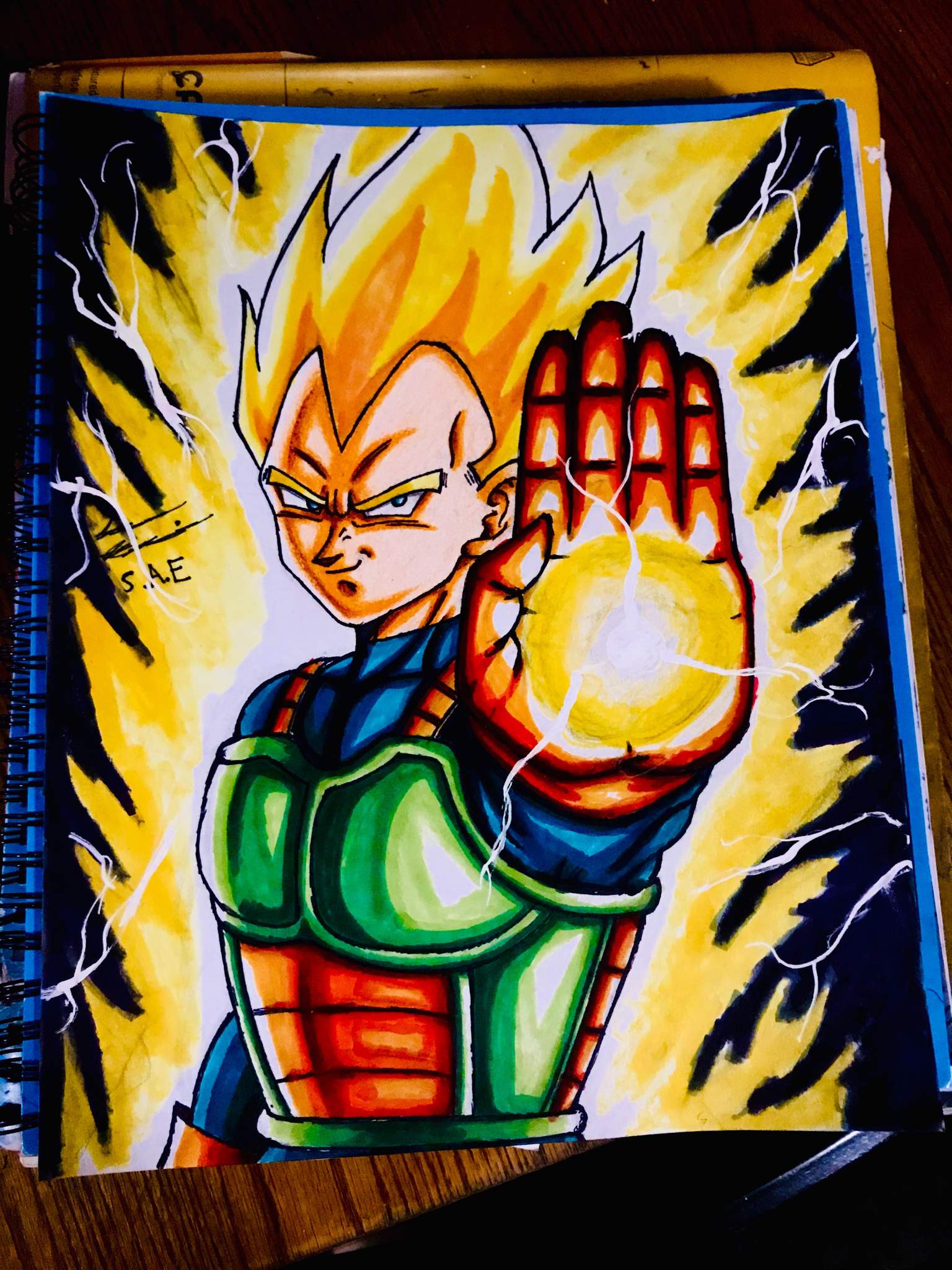 vegeta big bang attack