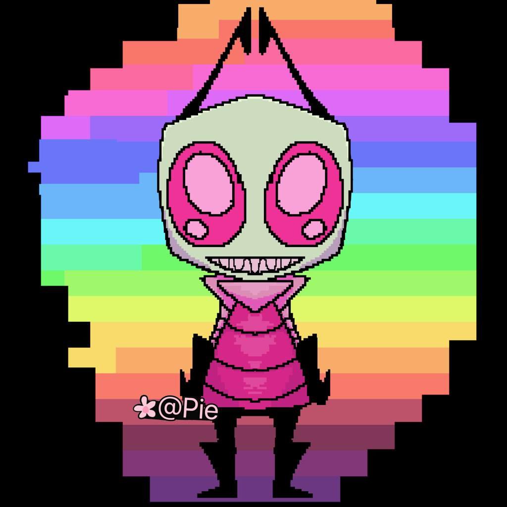 Pixel art (my art) Invader Zim Amino