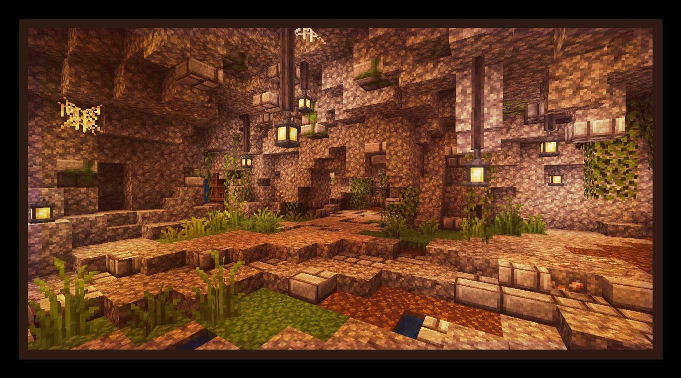Overgrown Medieval Cavern Base Minecraft Amino