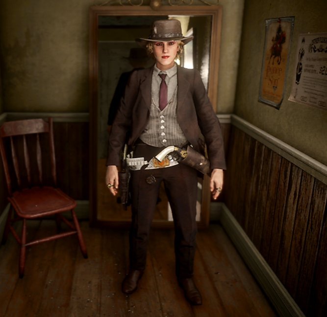 Outfit: John Marston's Elegant Suit from RDR1 Wiki The Red Dead Redemp...