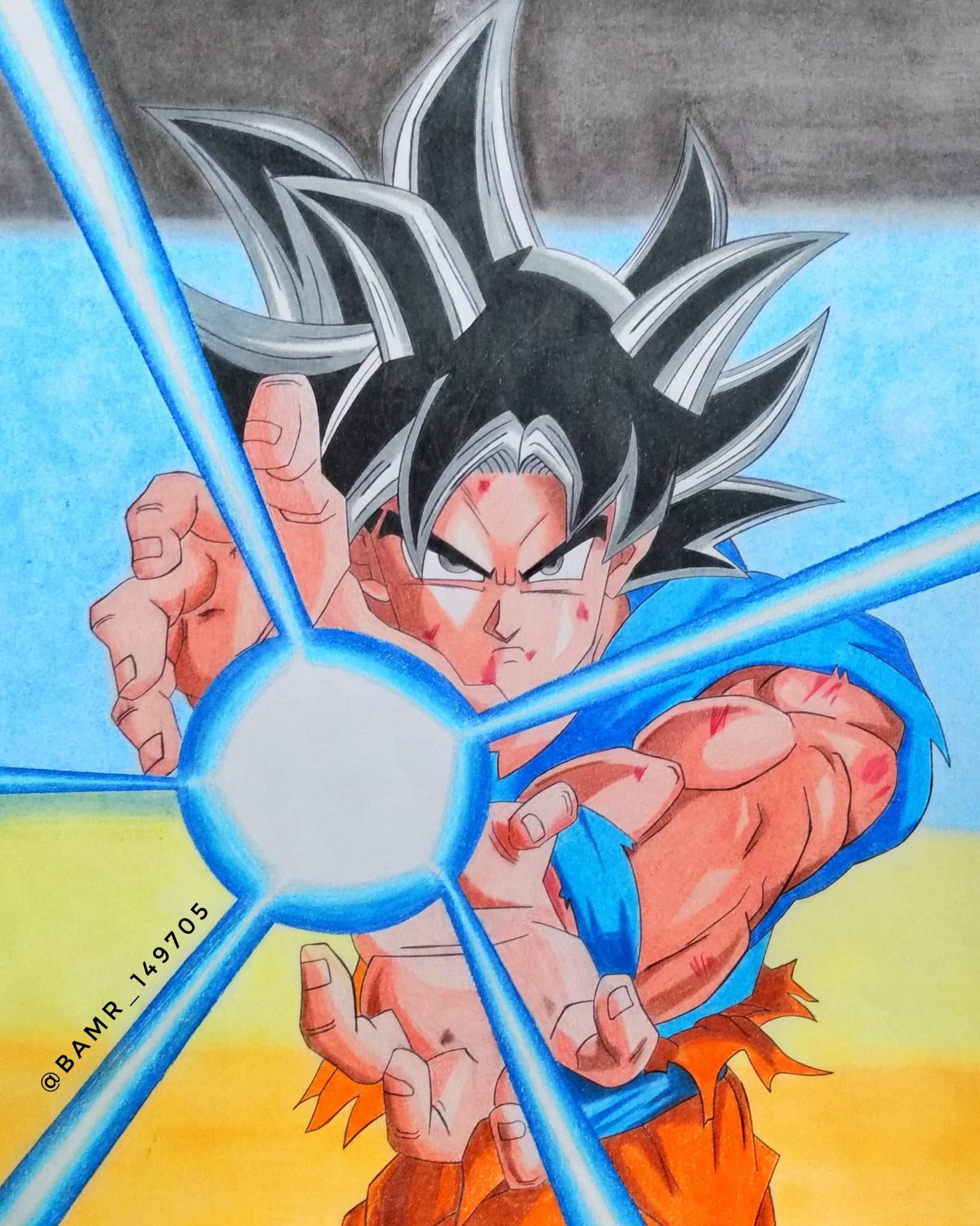 Goku Ultra Instinto Dibujos De Dragon Ball Amino