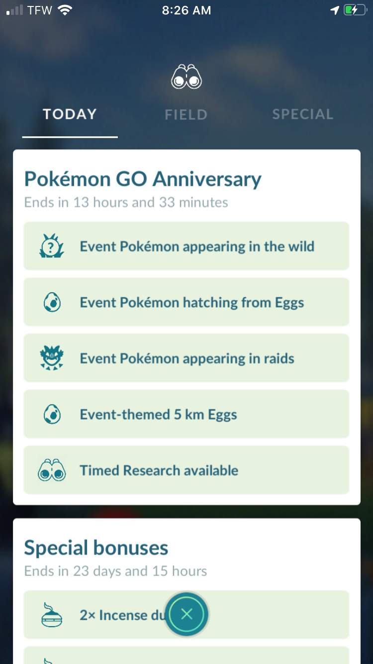 Pokémon Go Anniversary Tasks Pokemon GO Amino