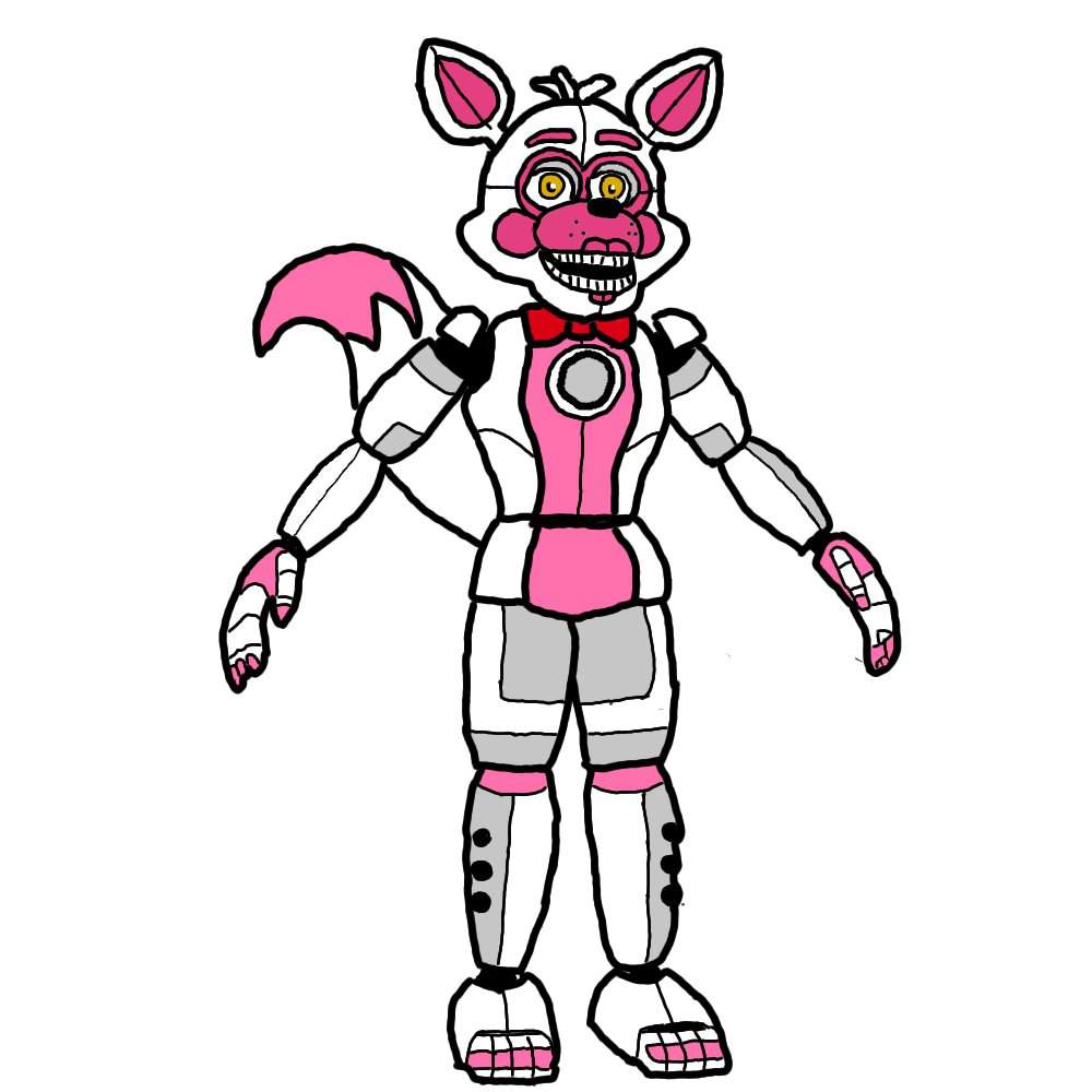 DIBUJO DE FUNTIME FOXY FNaF Amino Español Amino