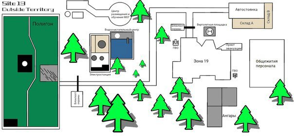 Scp зона 19 карта