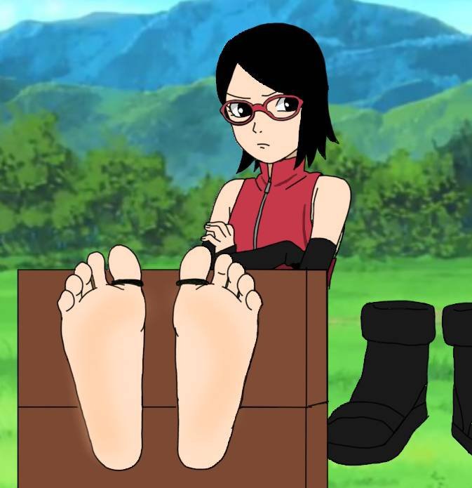 Sarada feet!! | Anime Amino
