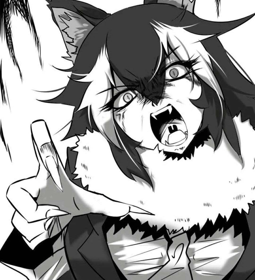 Gray Wolf аниме Kemono friends злая