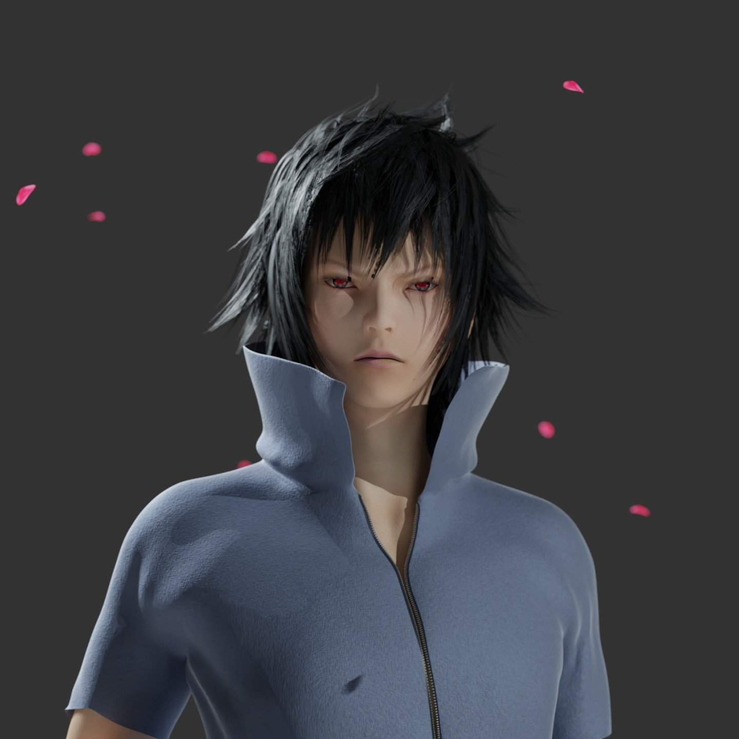 Sasuke anime-realistic 3d model | Naruto Amino