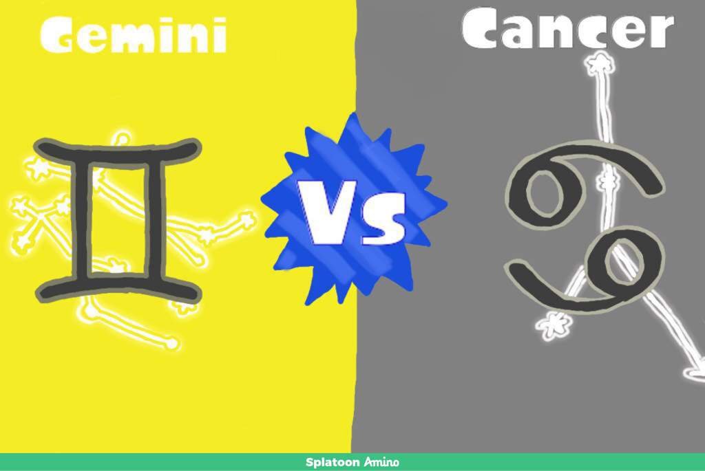 Gemini vs cancer starts now! Splatoon Amino