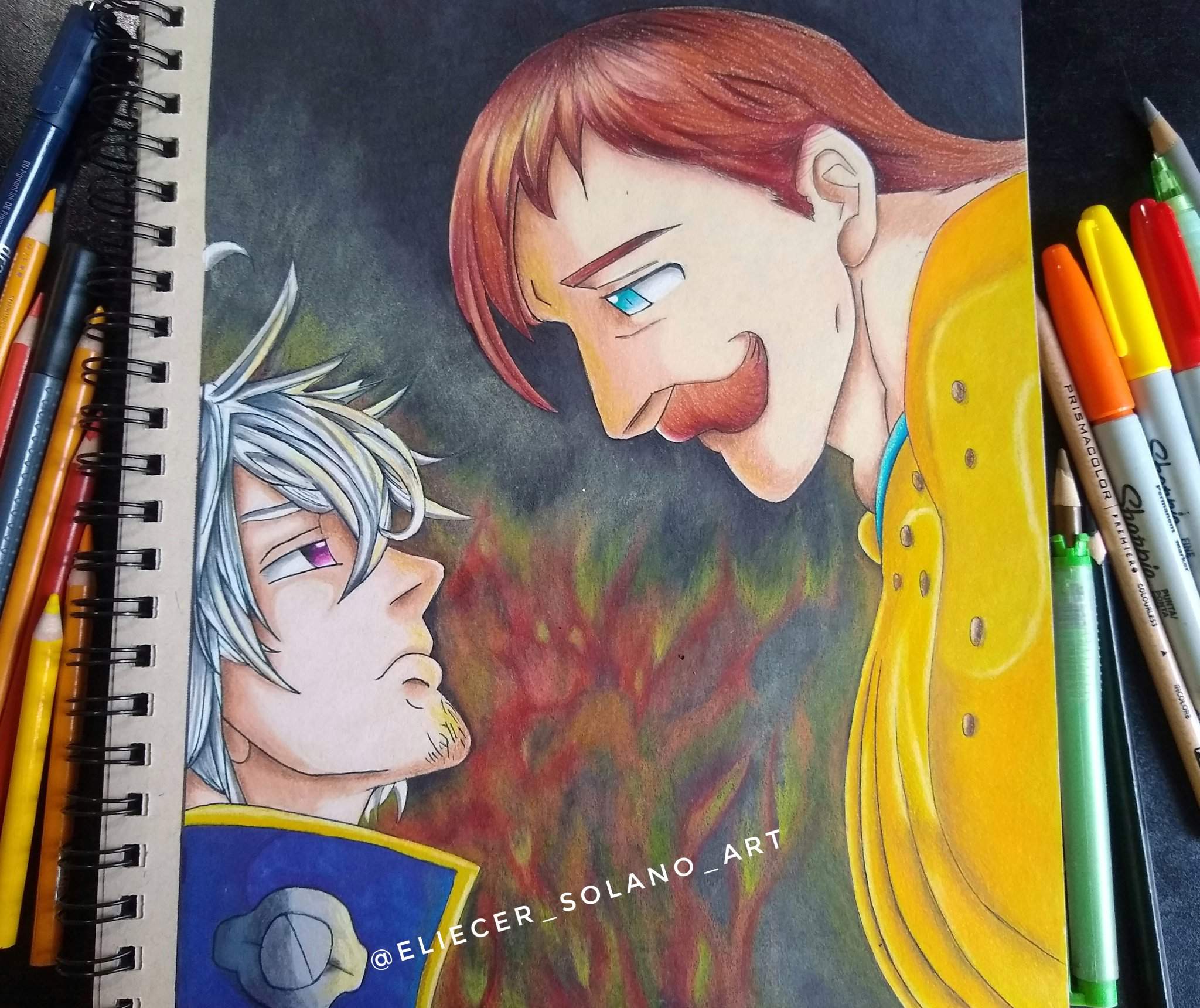 Hola Amigo Les Presento Mi Dibujo De Estarossa Vs Escanor Espero Lo