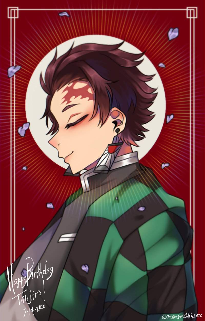 happy birthday Tanjiro! 🎉🎂🍰 | Demon Slayer: Kimetsu No Yaiba Amino