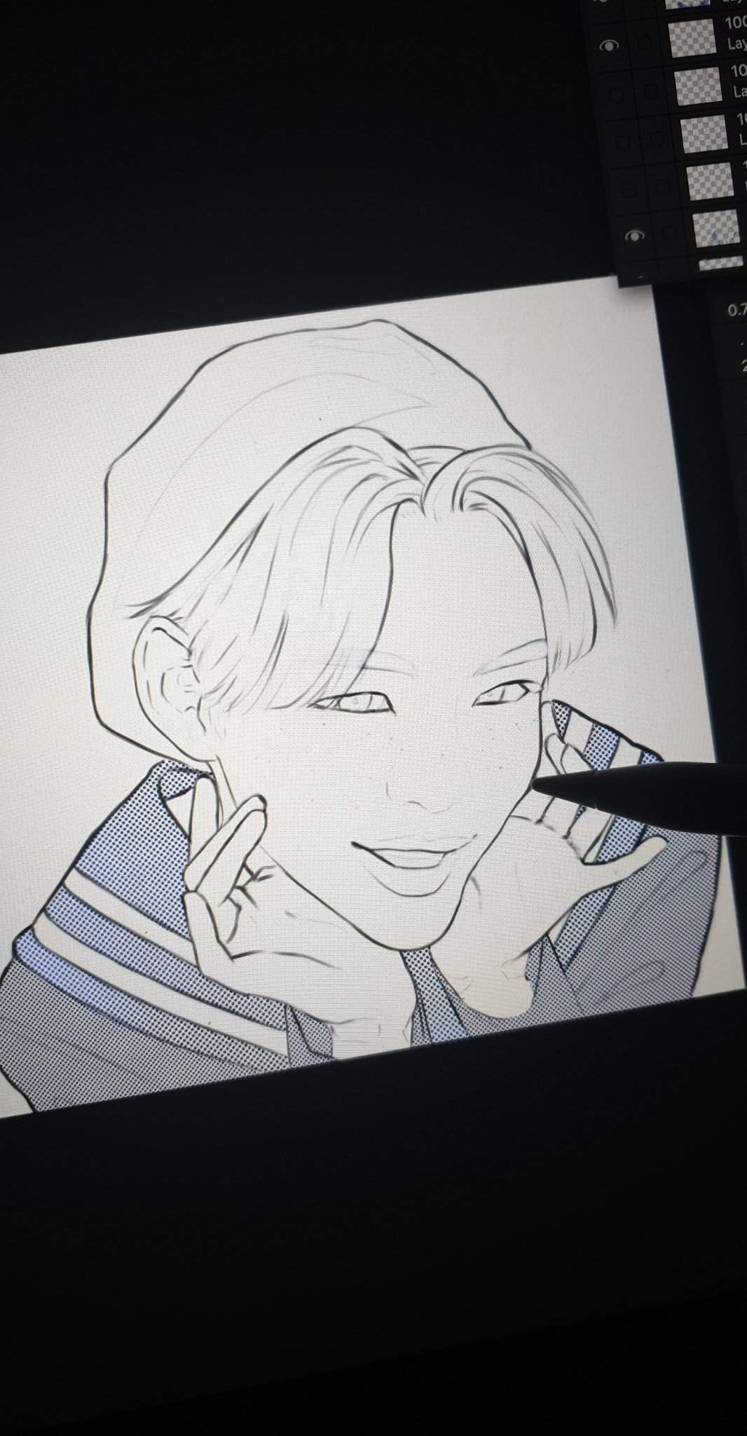 Felix wip | Kpop FanArt Amino