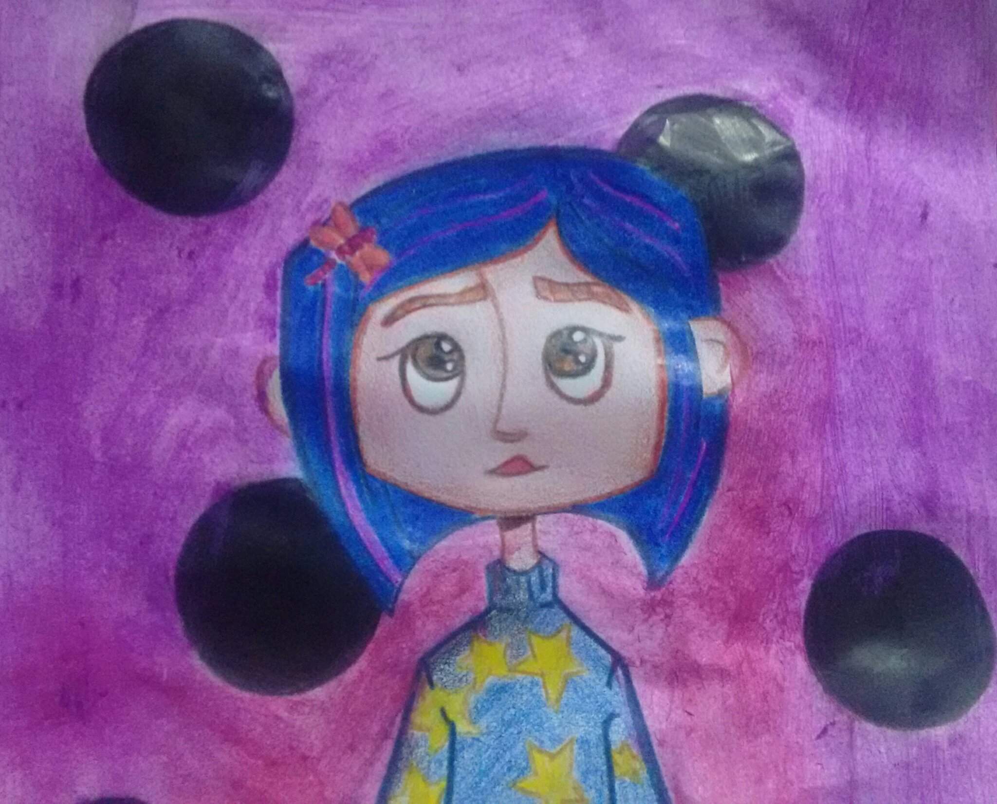 Este Es Mi Nuevo Dibujo De Coraline Para Mi Amiga Emmadelg