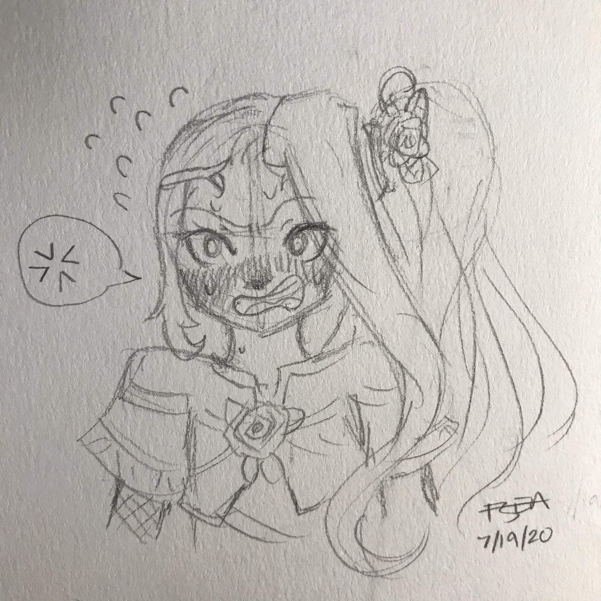 A Sketch Of Our Tsundere Nature Goddess Kid Icarus Amino