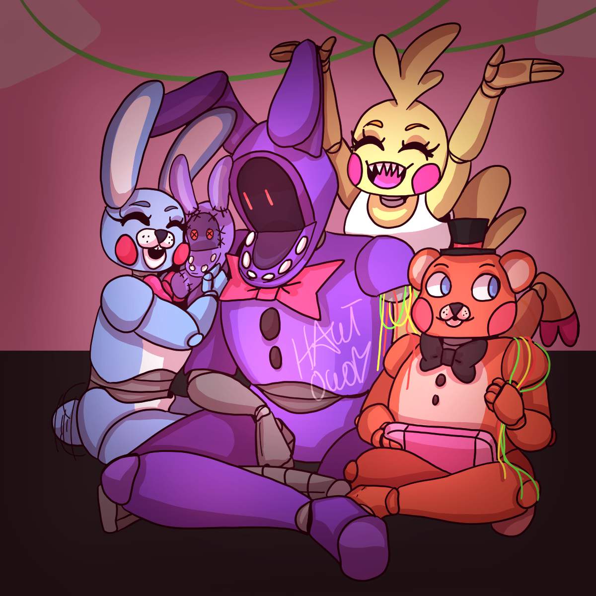 Toy Friends, Toy Friends FNAF 2 Redraw Five Nights At Freddy's Amino.