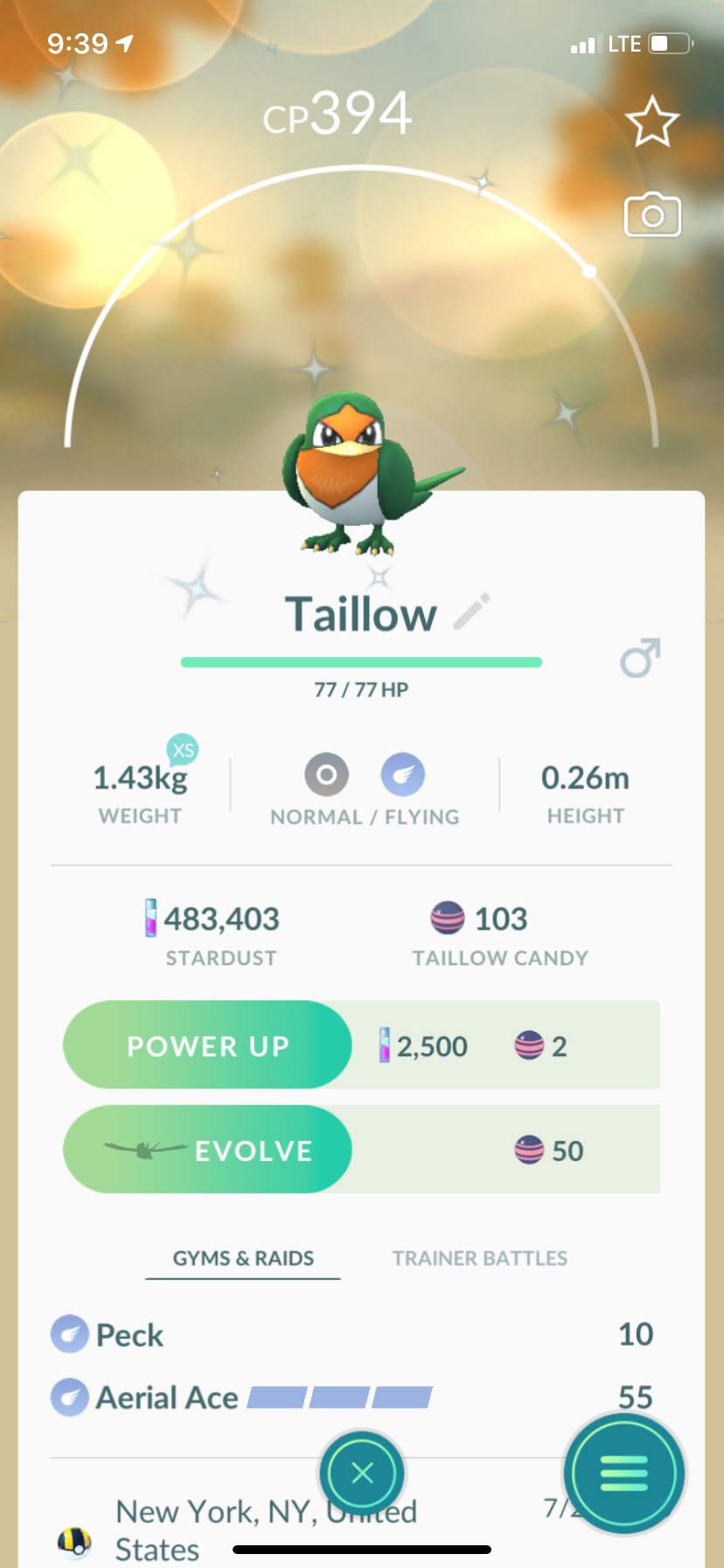 Shiny Taillow/Swellow Pokemon GO Amino.