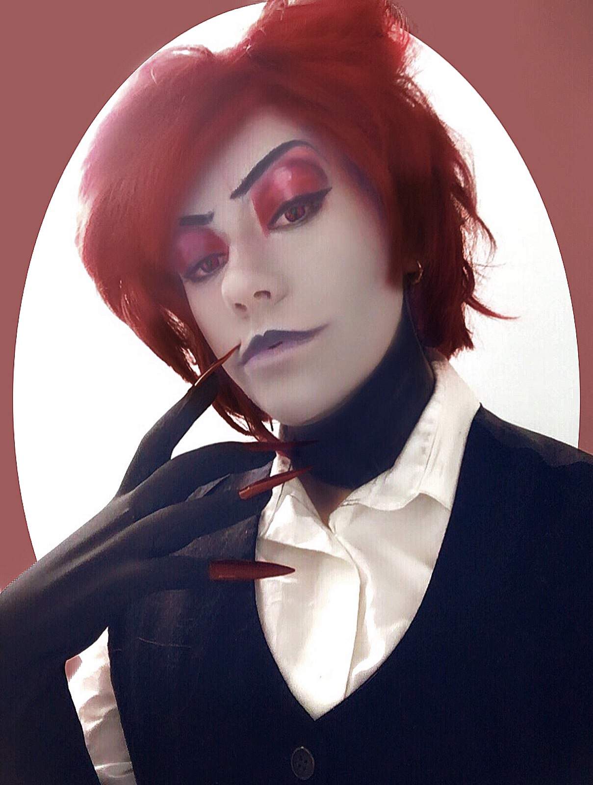 Alastor Hazbin Hotel Makeup Test Take 2 Cosplay Amino