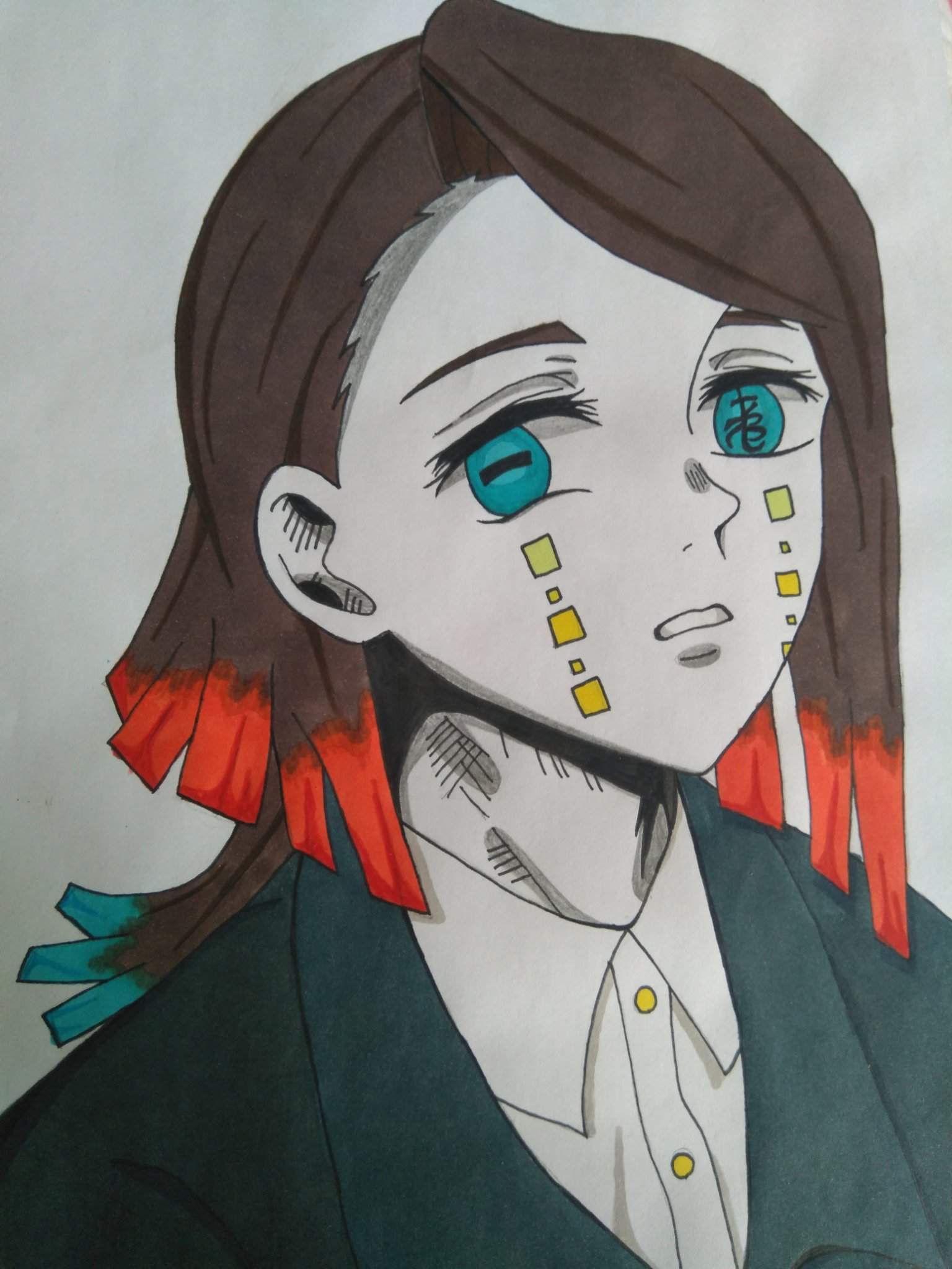 Just a little Enmu-drawing | Demon Slayer [Ger] Amino
