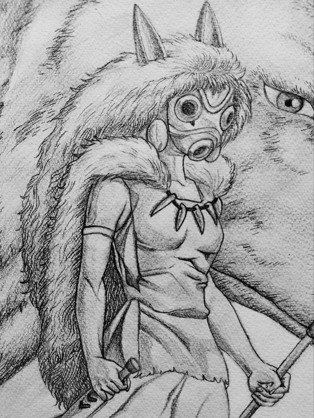 La Princesa Mononoke Arte De Dibujar Amino