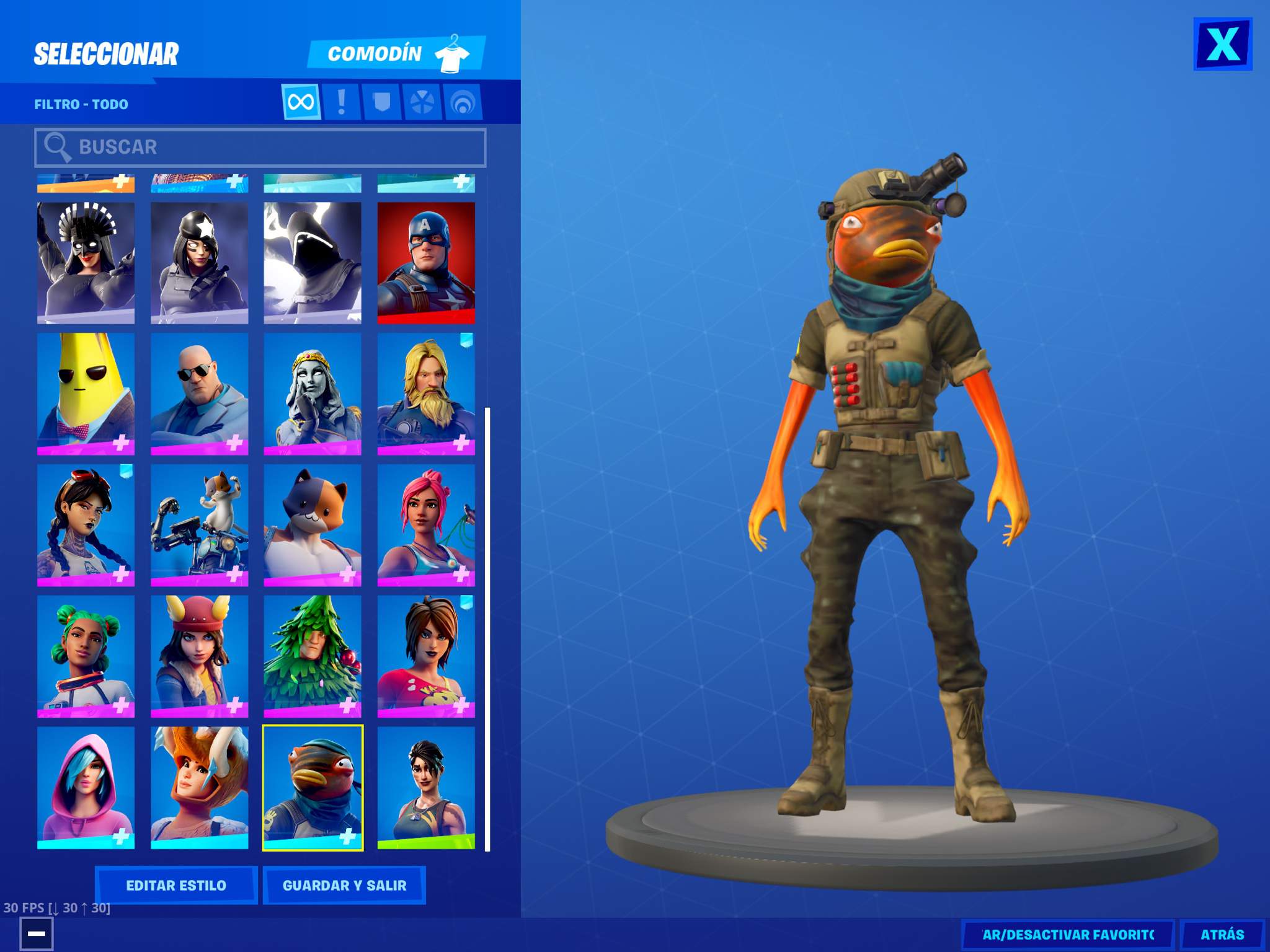 Outfit pez gatillo Fortnite Español Amino