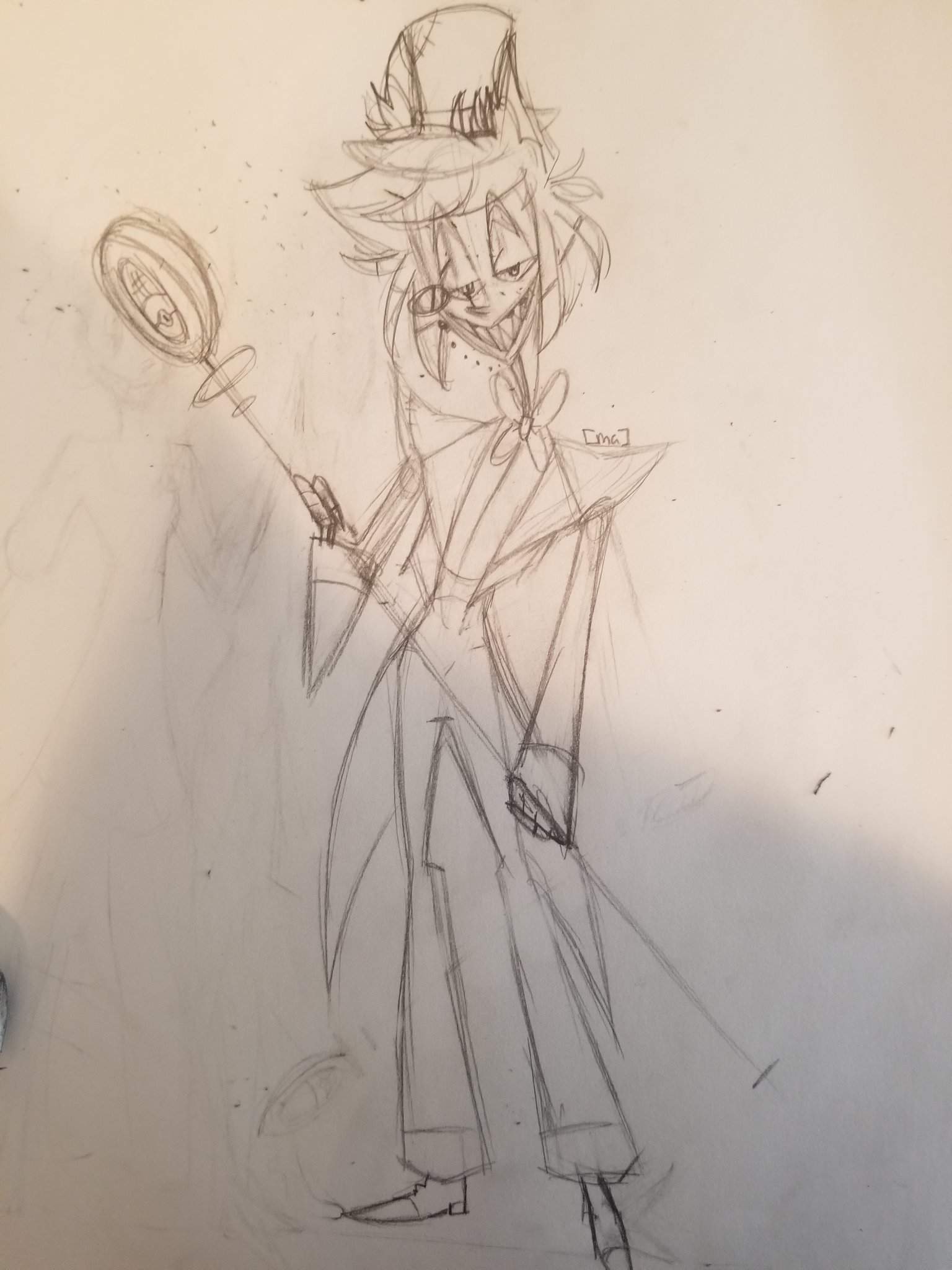 Yet Another Alastor Sketch Hazbin Hotel Official Amino