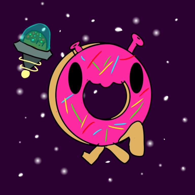 Cookie art ovenvreak day 4: Space doughnut *Cookie Run* Amino.