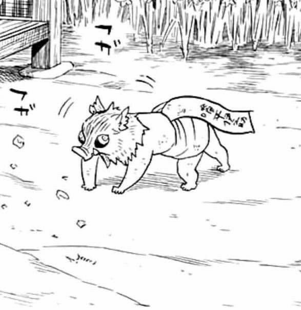 Can we just appreciate this picture of baby Inoske | Demon Slayer ...