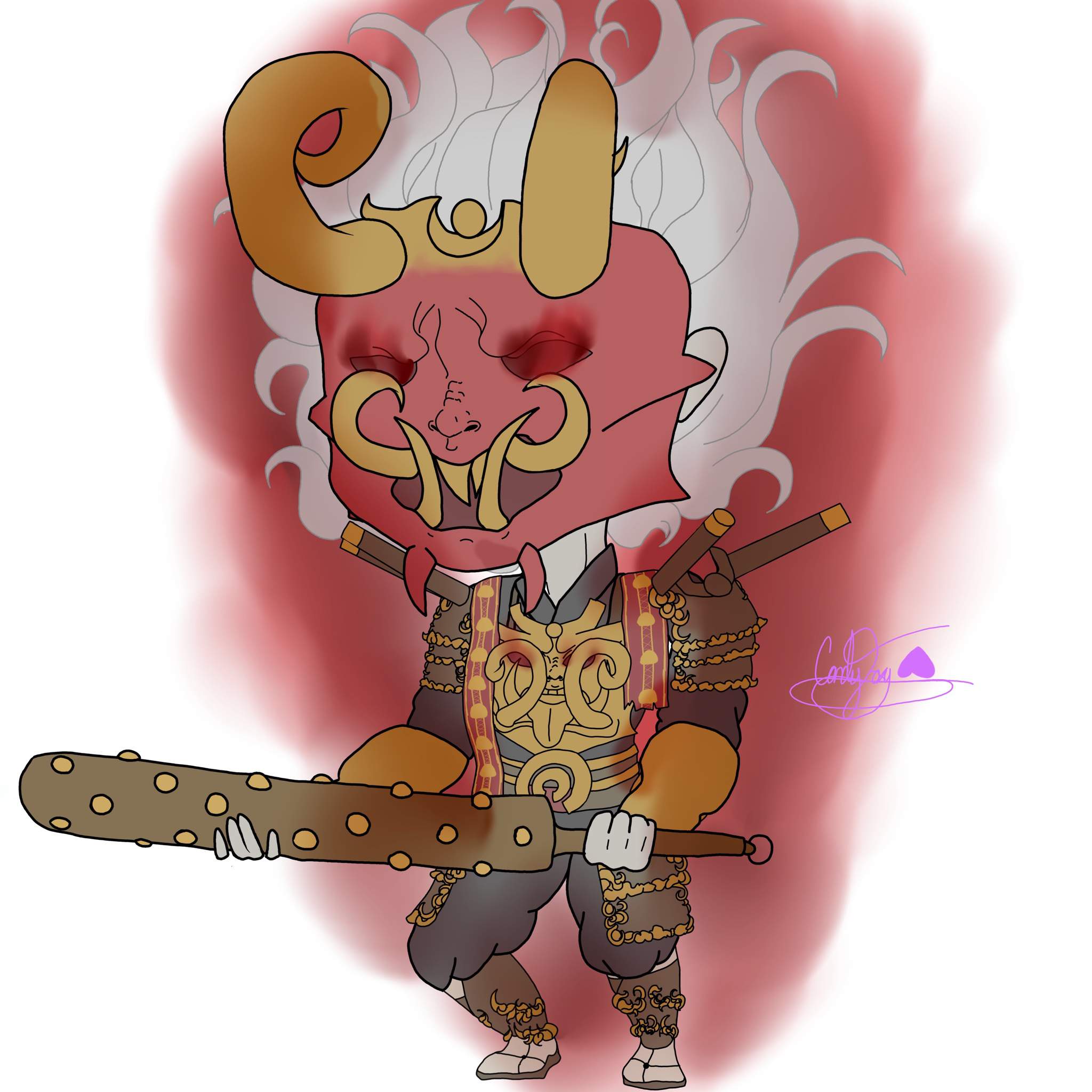 Oni Chibi Commission  Dead by Daylight (DBD) Amino