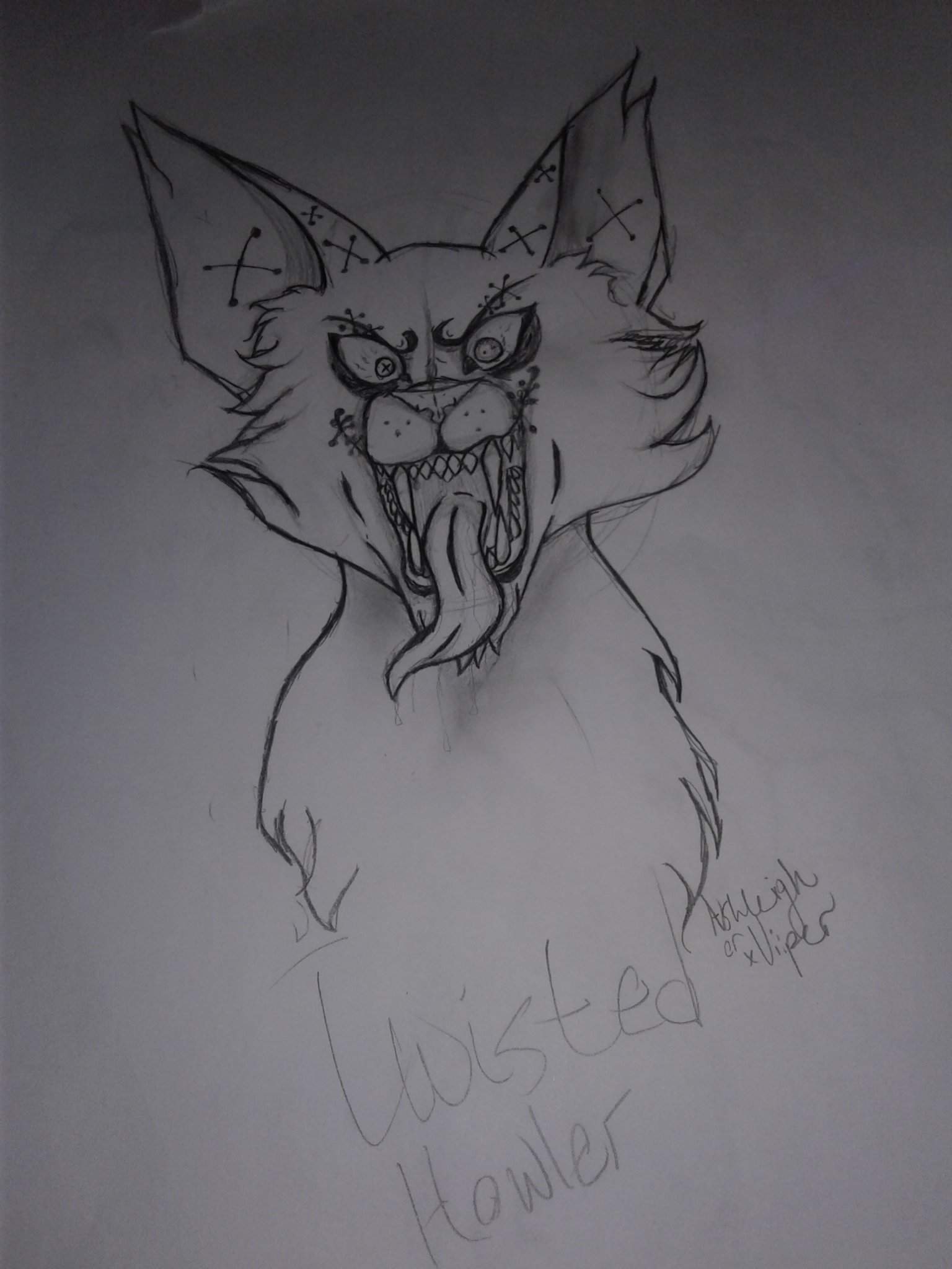 Re-drawing the re-draw of Twisted. | Wolf Amino Amino