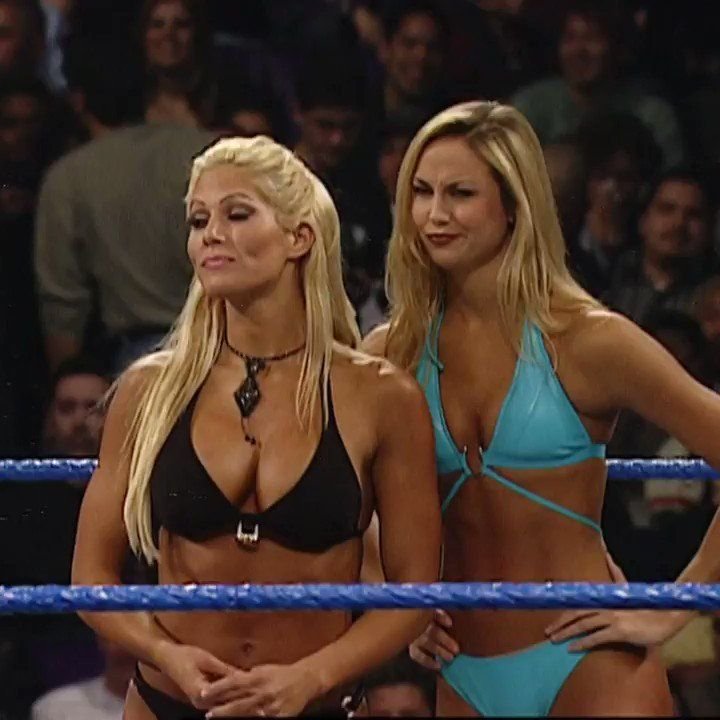Torrie Wilson And Stacy Keibler In Seductive Videos From WWE TV
