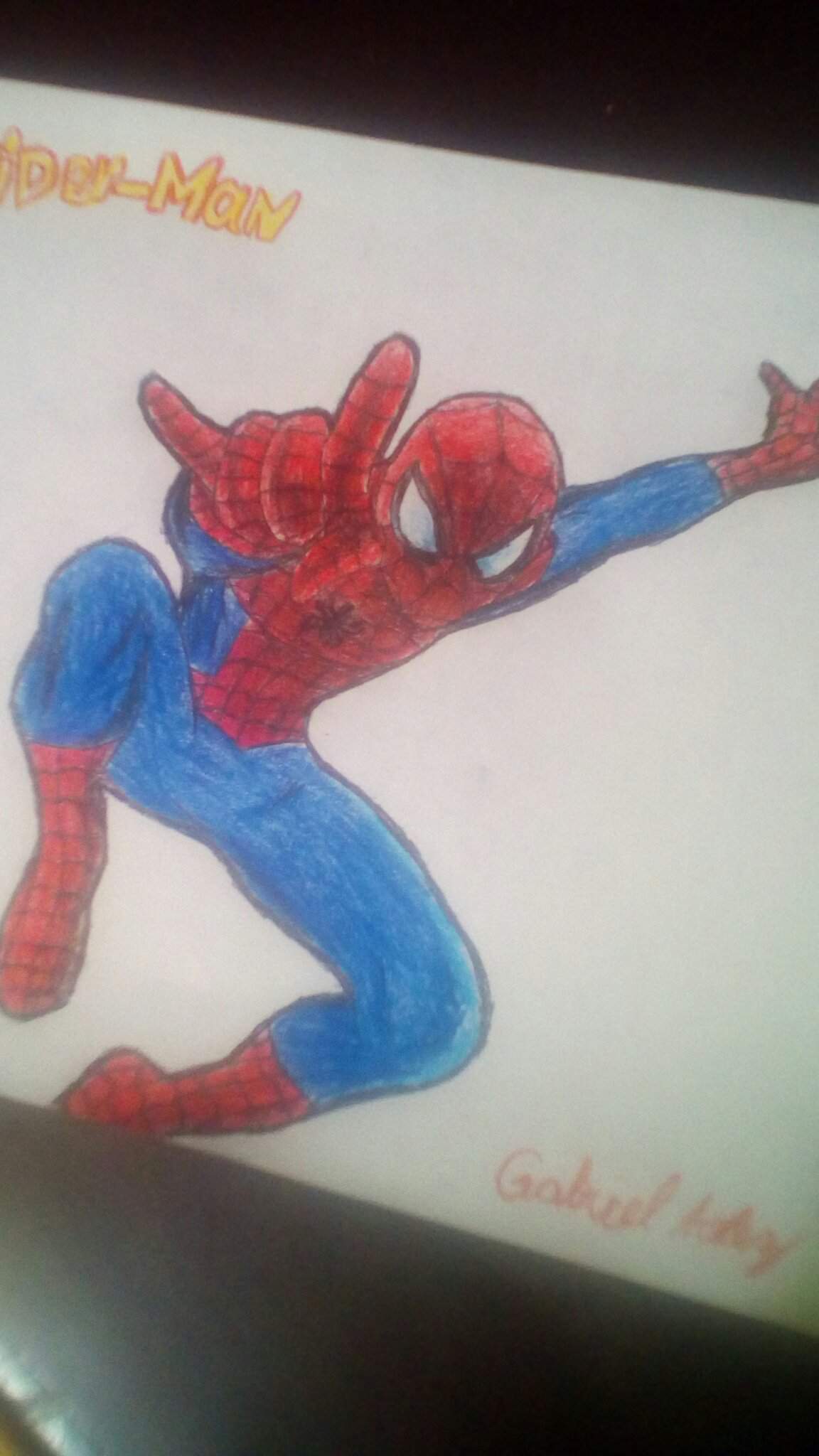 Mi Dibujo De Spider Man DibujArte Amino