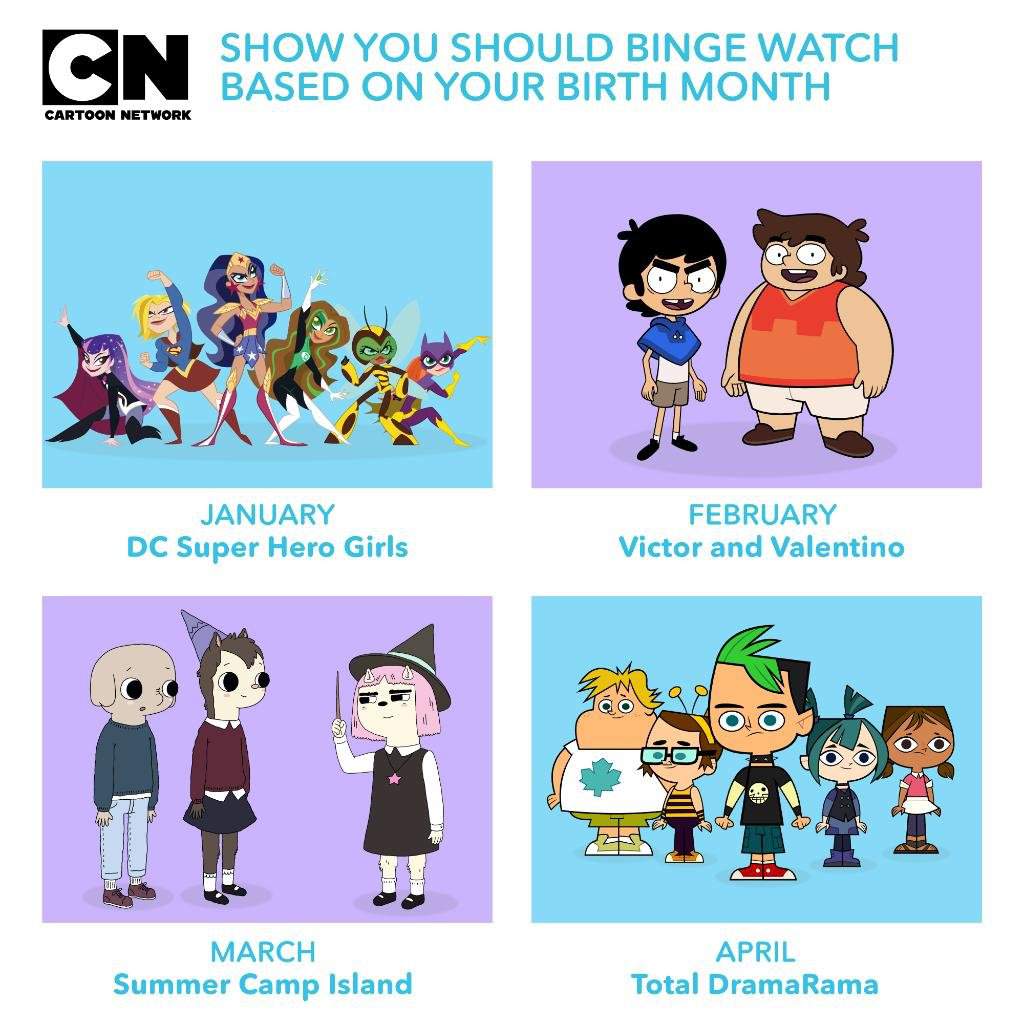 What Show Do You Binge on Your Birth Month | Cartoon Amino