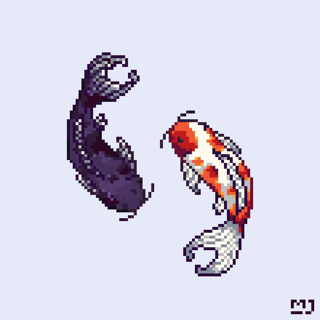 ~Koi fish~ | Pixel Art Amino