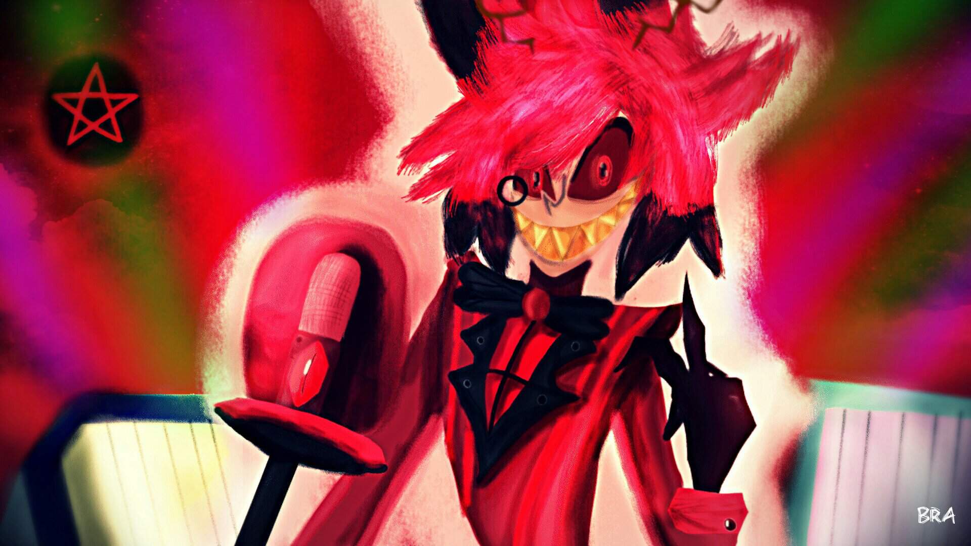 Alastor Hazbin Hotel Desenho Rascunho E Pintura Amino