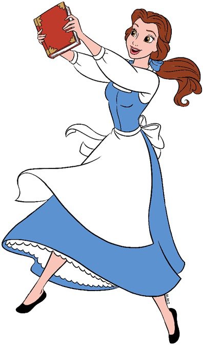 belle blue dress hair