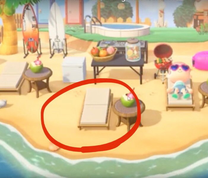 animal crossing lounge chair