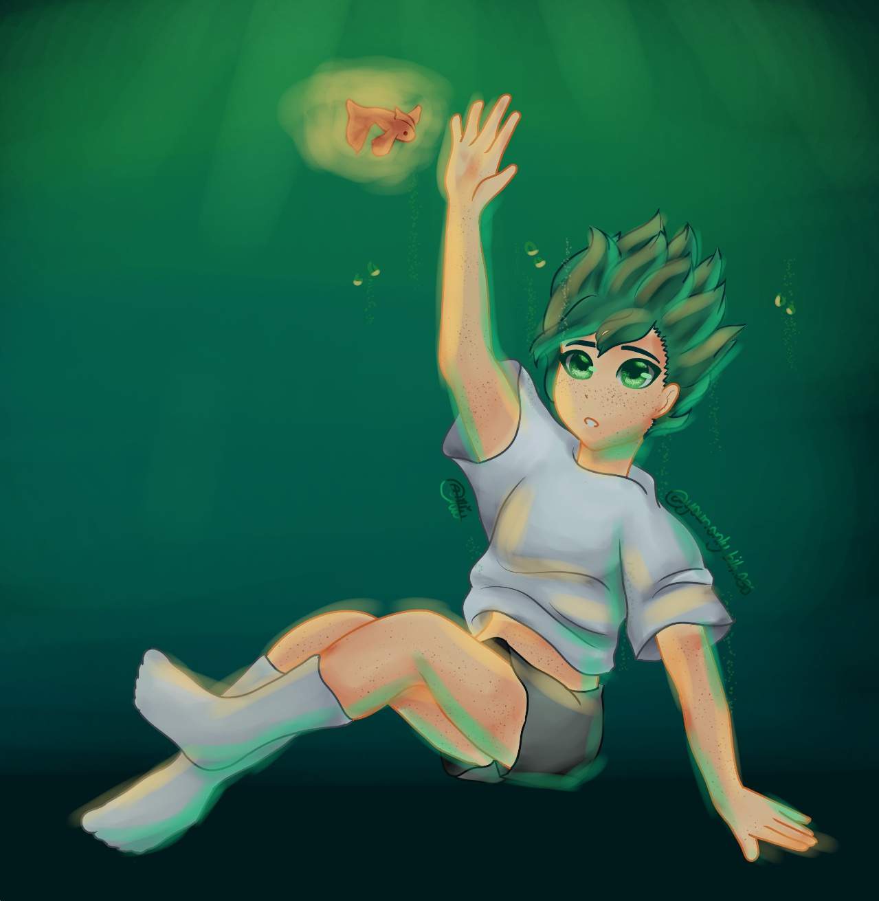 Pretty Sight Underwater Yamaguchi Dtiys Haikyuu Amino