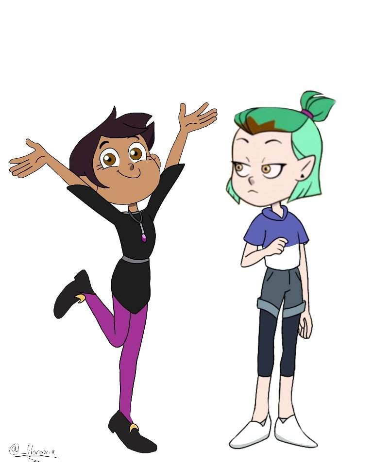 Luz And Amity - Outfit Swap 