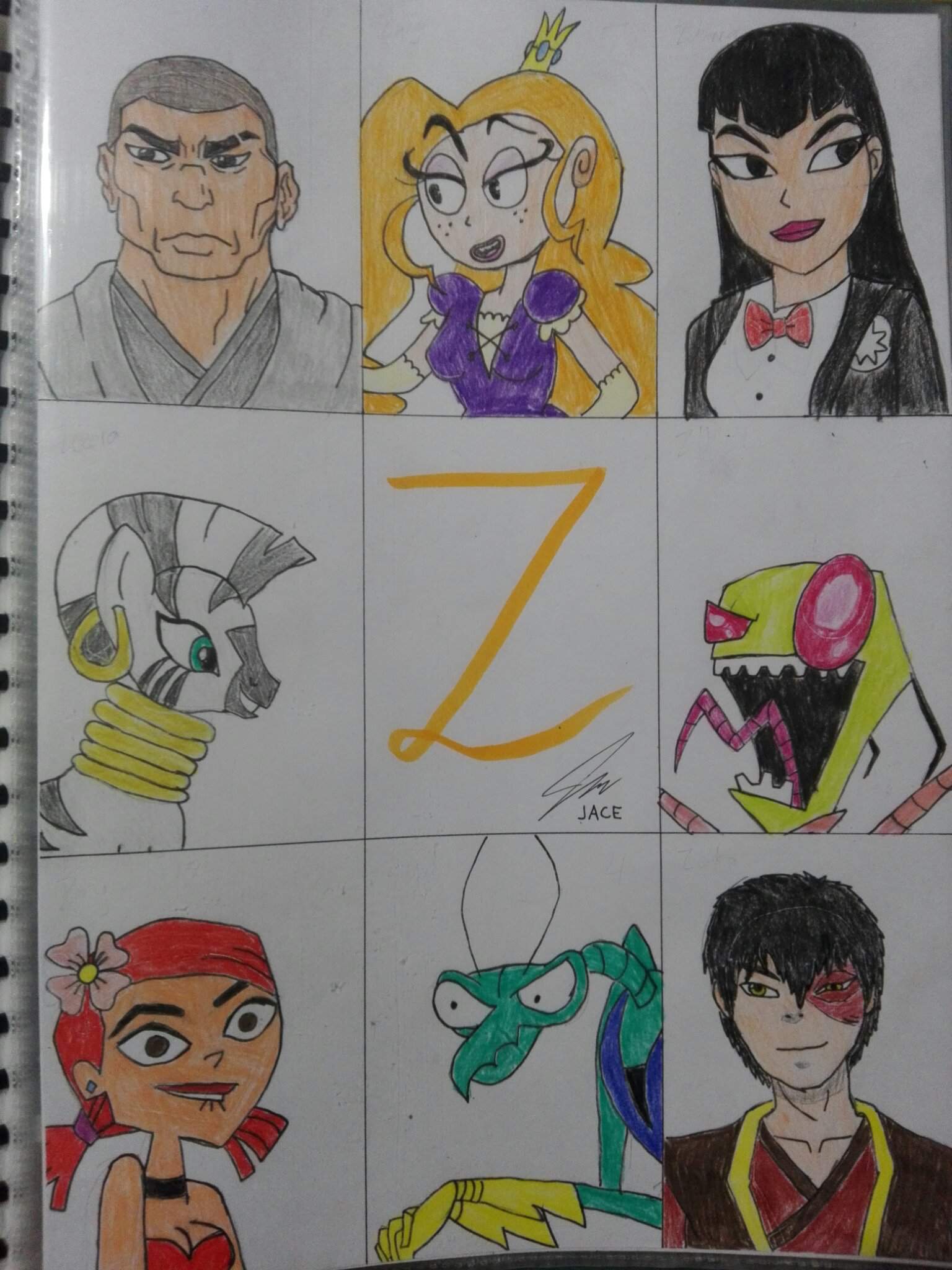 Character Alphabet: Z | Cartoon Amino